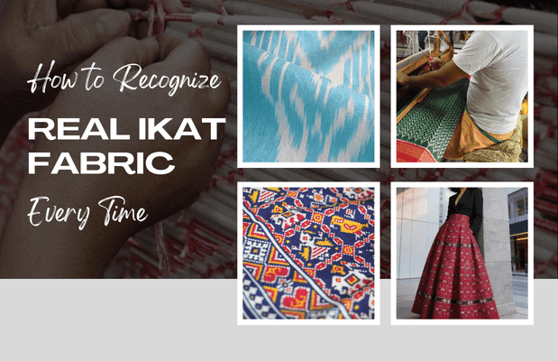 How to Identify Real Ikat Fabric vs Ikat Print 
