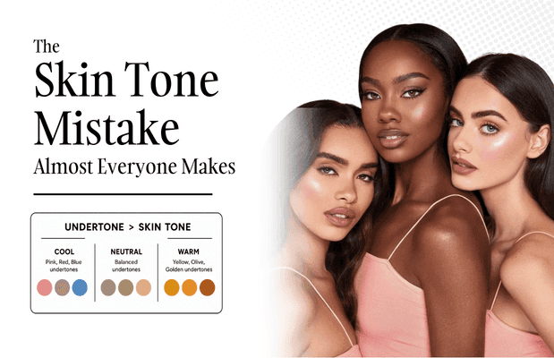 Skin Tone vs Undertone: How to Find Your Undertone 