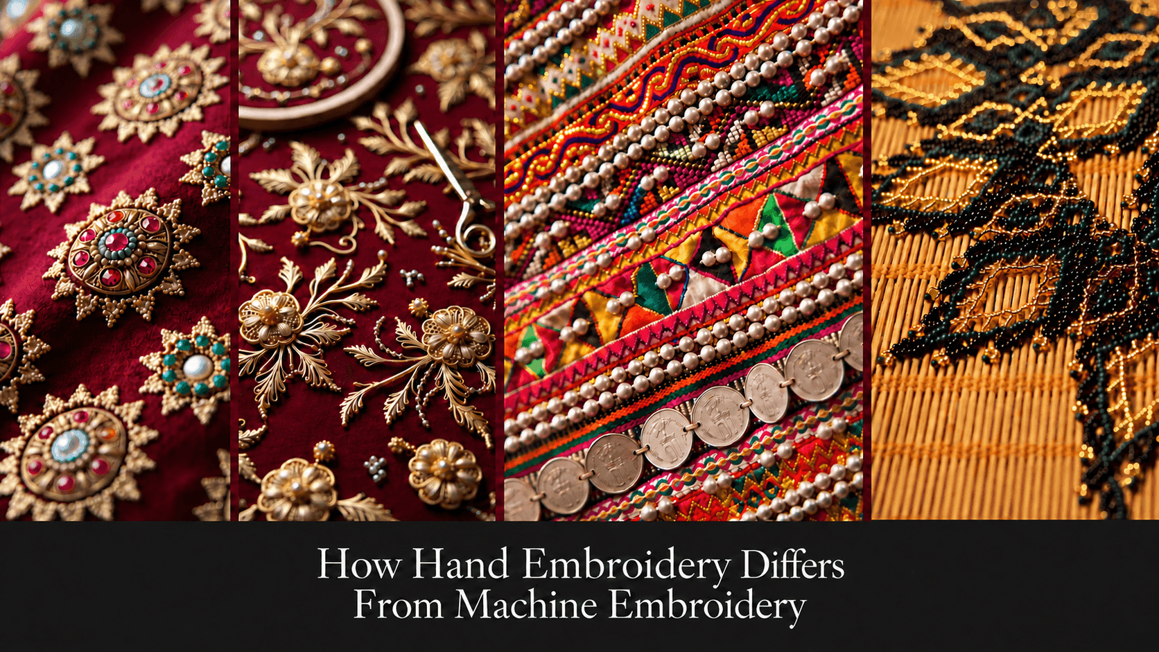 How Hand Embroidery Differs From Machine Embroidery