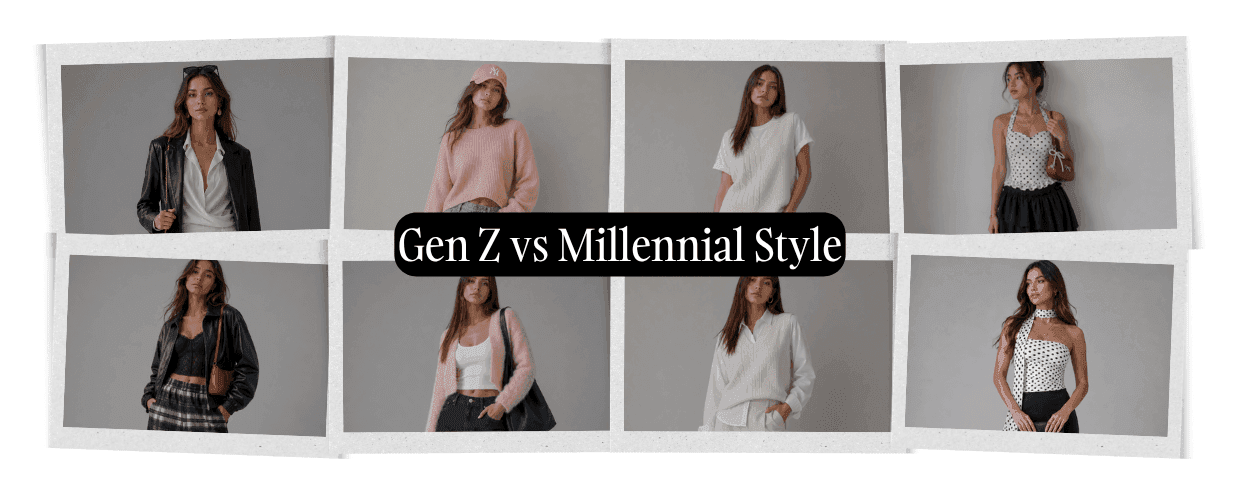Gen Z vs Millennial Style: How the Same Trends Get Worn Differently